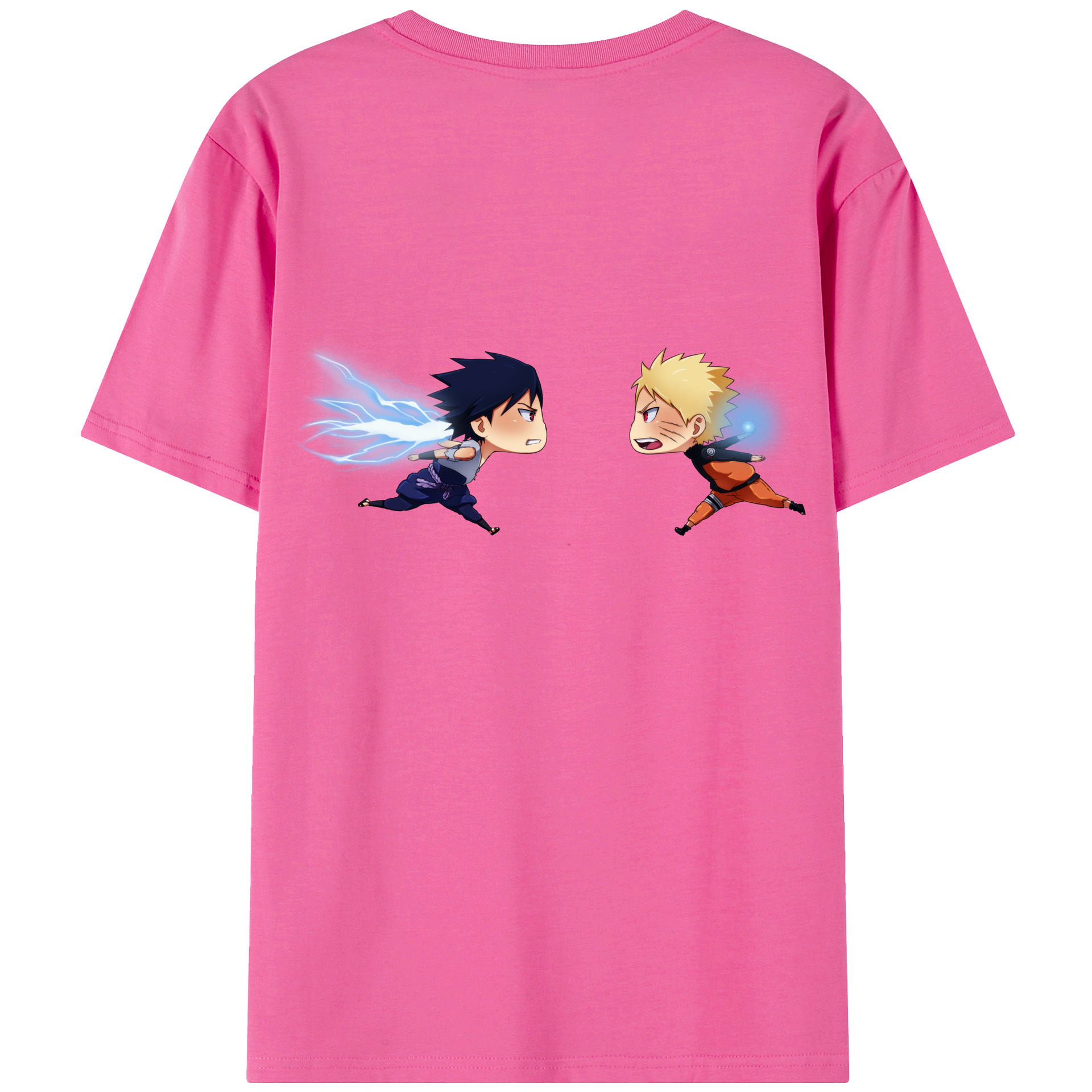 （画像用） NARUTO -ナルト- うずまき ナルト Uzumaki Naruto レディース半袖Tシャツ(バックプリント)